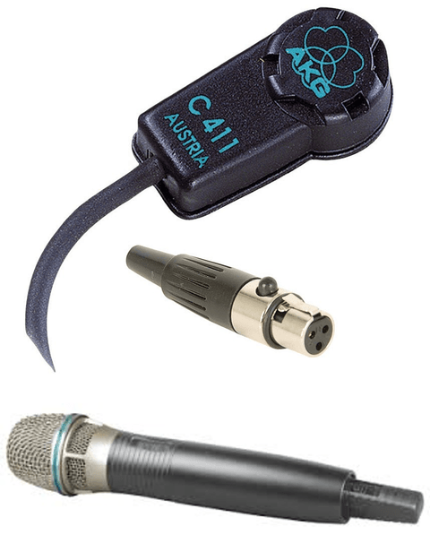AKG-C411 小提琴無線麥克風
